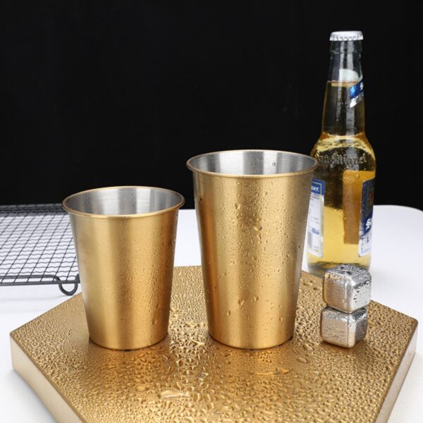 Black Stainless Steel Pint Cups Item No#31326 - Image 4