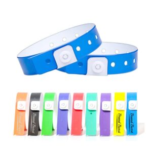 Disposable Neon Plastic Wristband 100 Pack Item No#31331