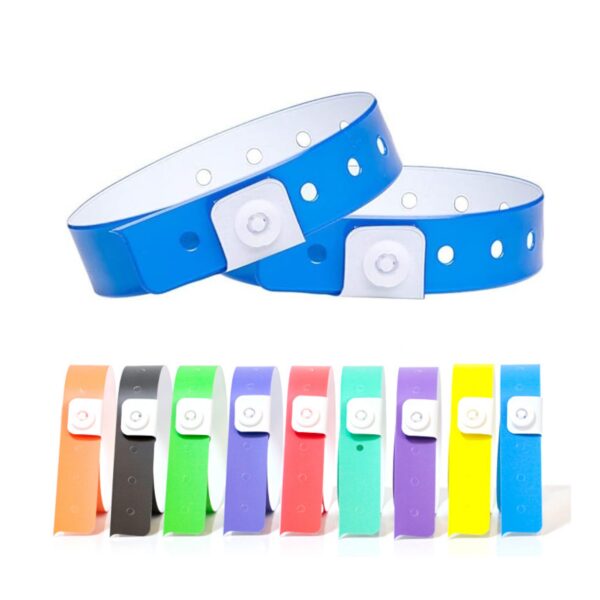 Disposable Neon Plastic Wristband 100 Pack Item No#31331 - Image 2