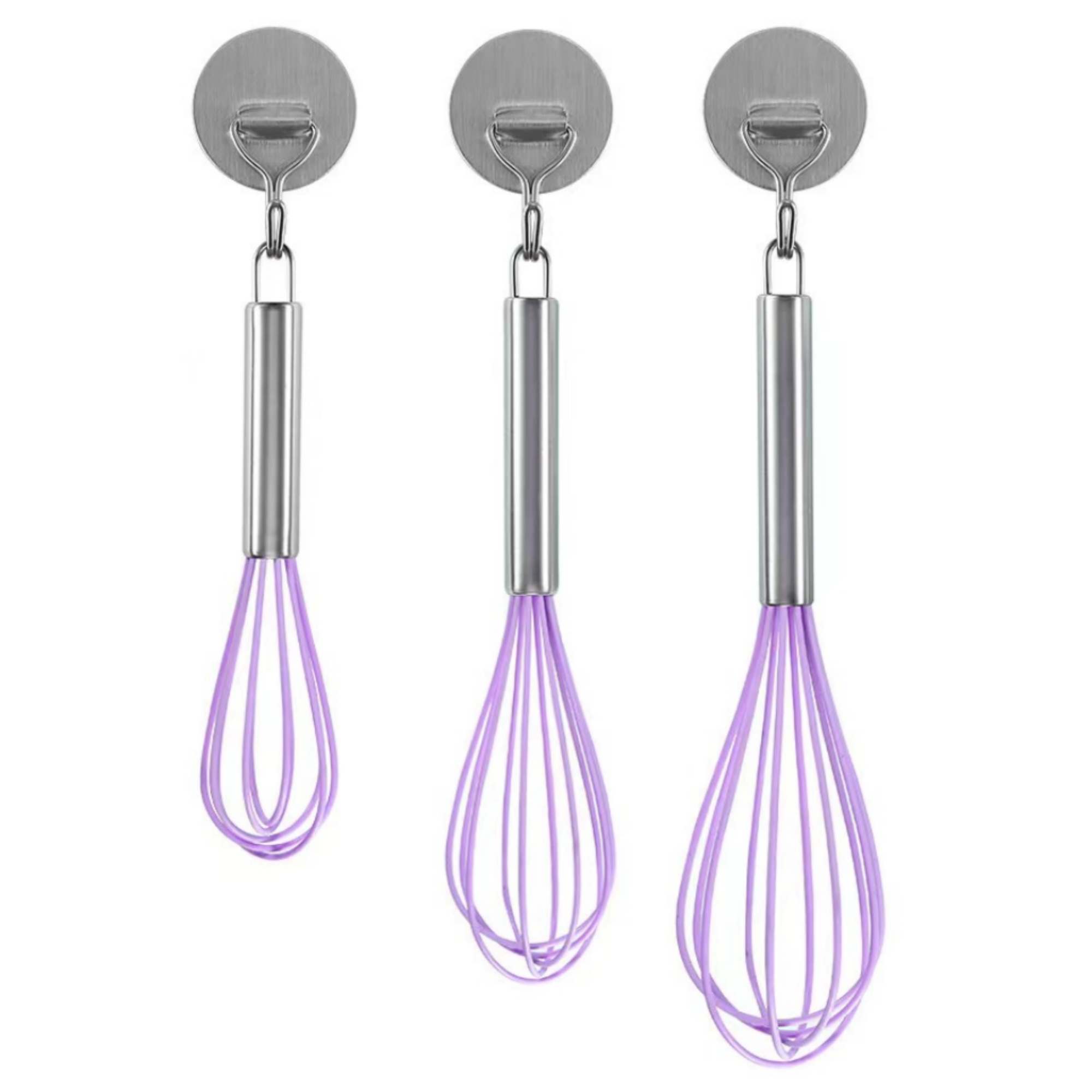 Silicone Whisk With Stainless Steel Handle Item No#31341 - Image 4