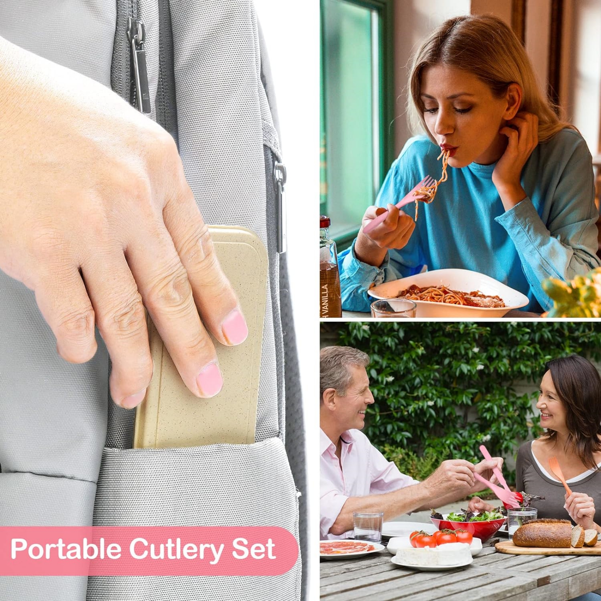 Reusable Travel Utensils Set With Case Item No#31344 - Image 5