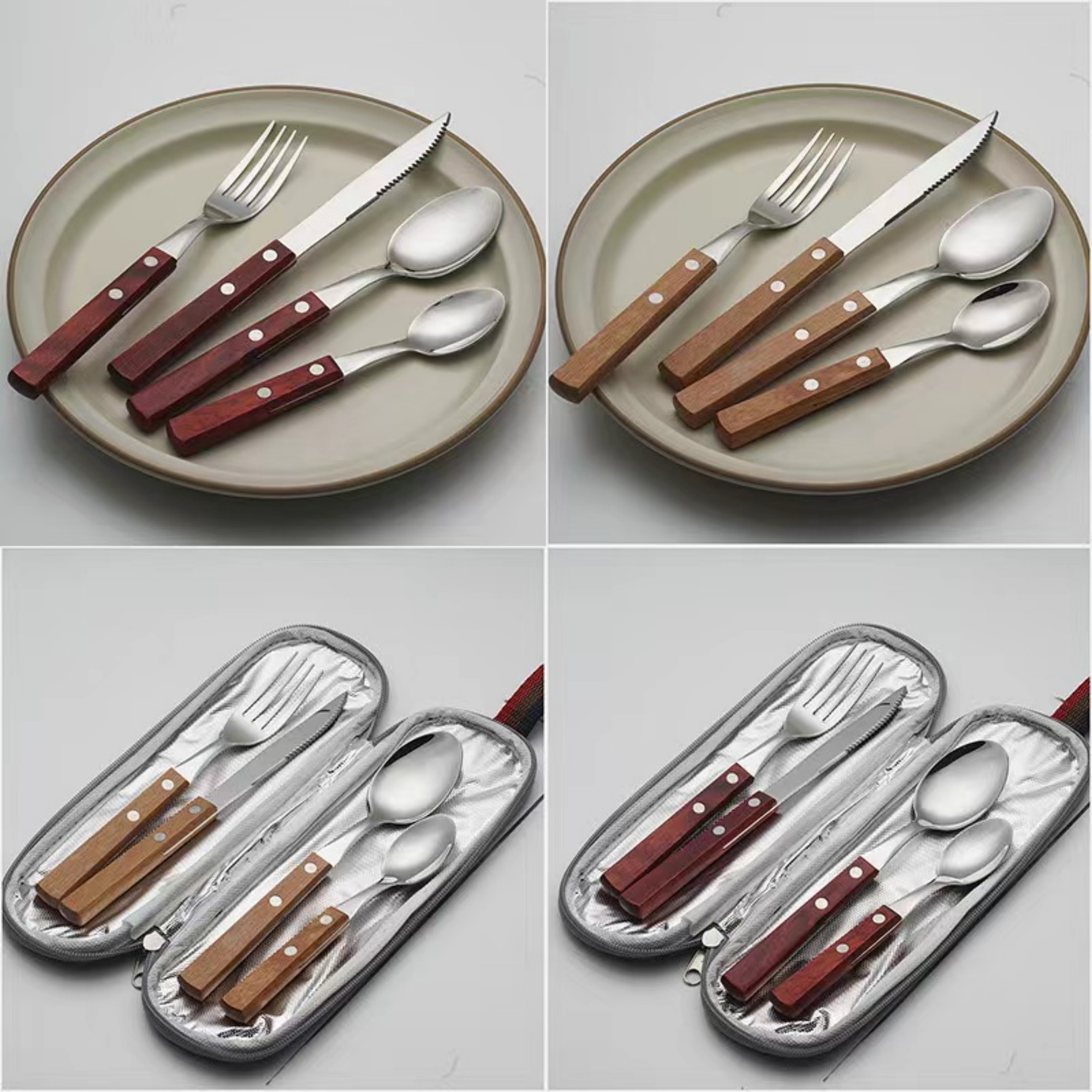 Stainless Steel Travel Utensils Set With Case Item No#31346 - Image 4