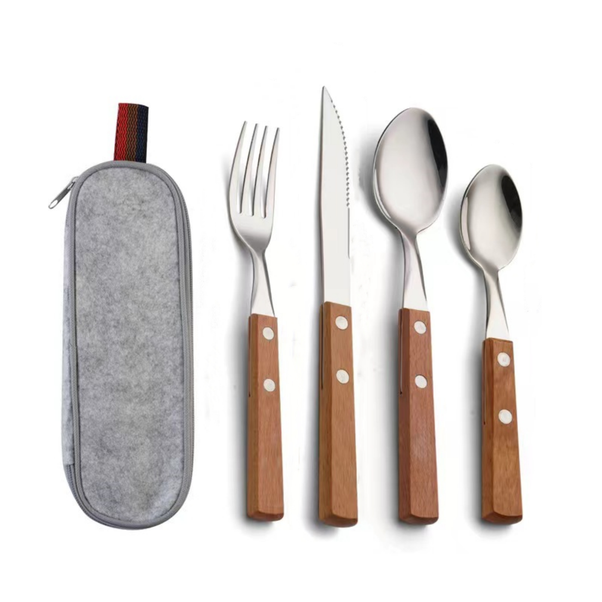 Stainless Steel Travel Utensils Set With Case Item No#31346 - Image 6