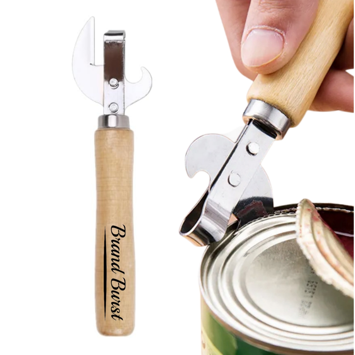 Wooden Handle Can Opener Item No#31355
