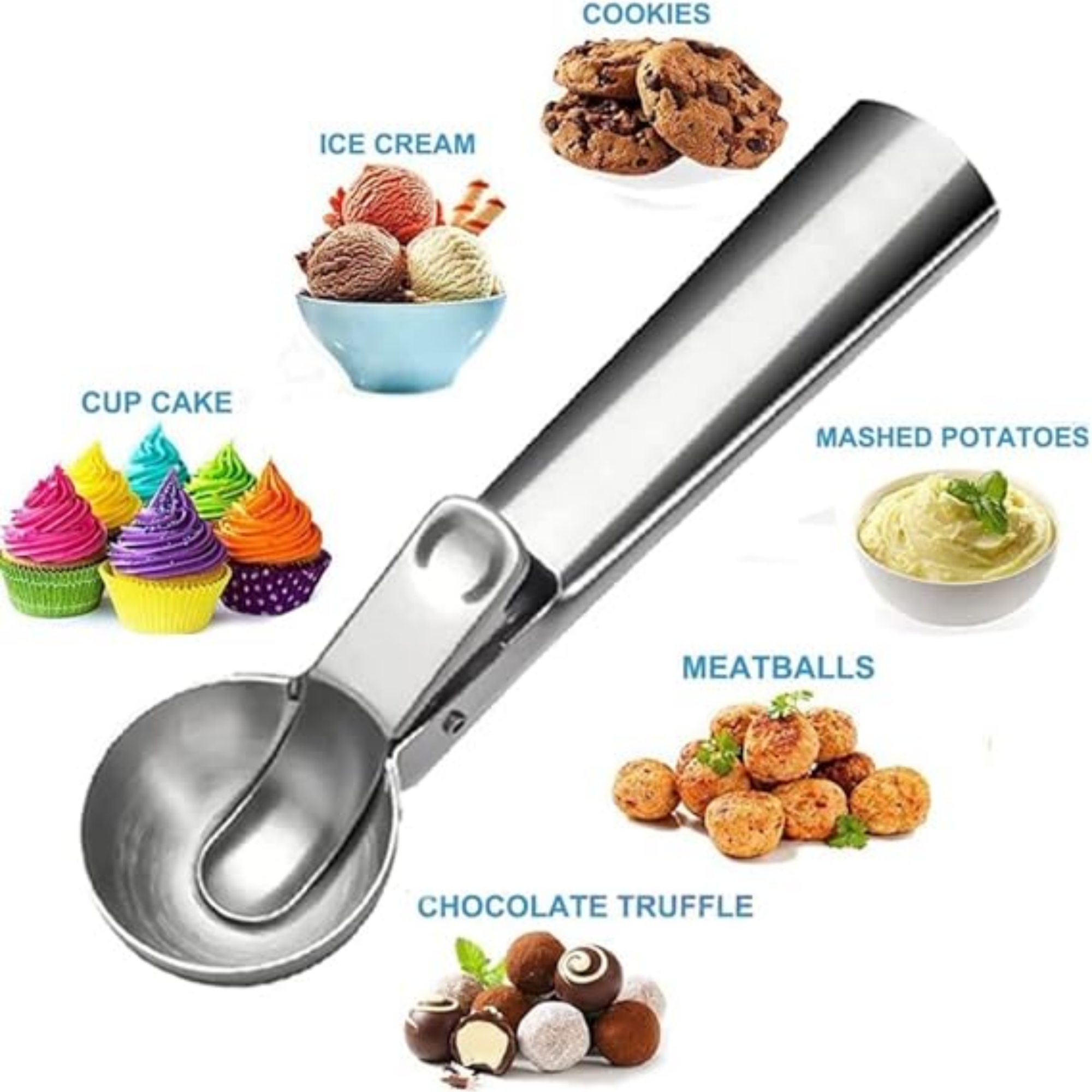 Premium Ice Cream Scoop With Trigger Item No#31357 - Image 5