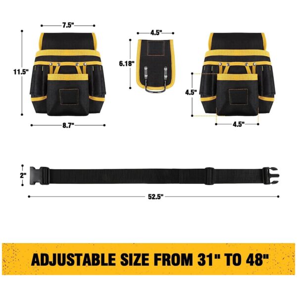 Heavy Duty Tool Belt Item No#31358 - Image 3