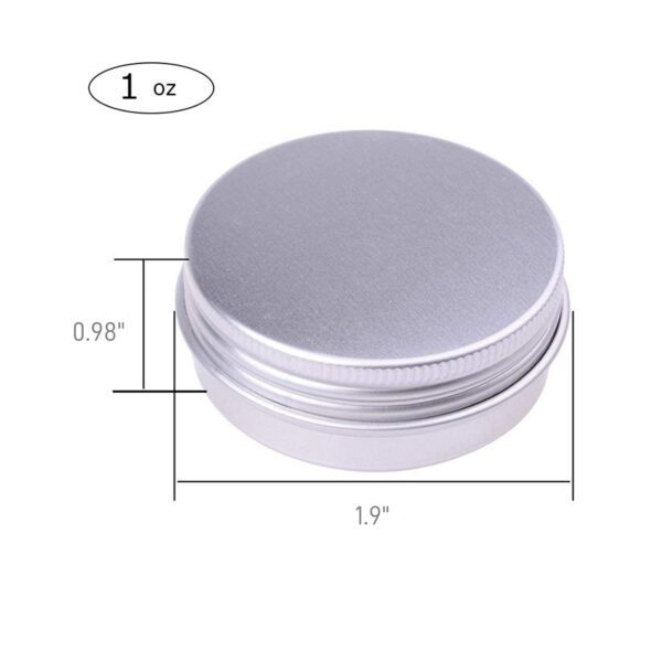 1 Ounce Aluminum Tin Item No#31362 - Image 3