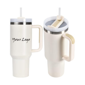 40Oz Tumbler With Lid, Starw And Handle Item No#30254