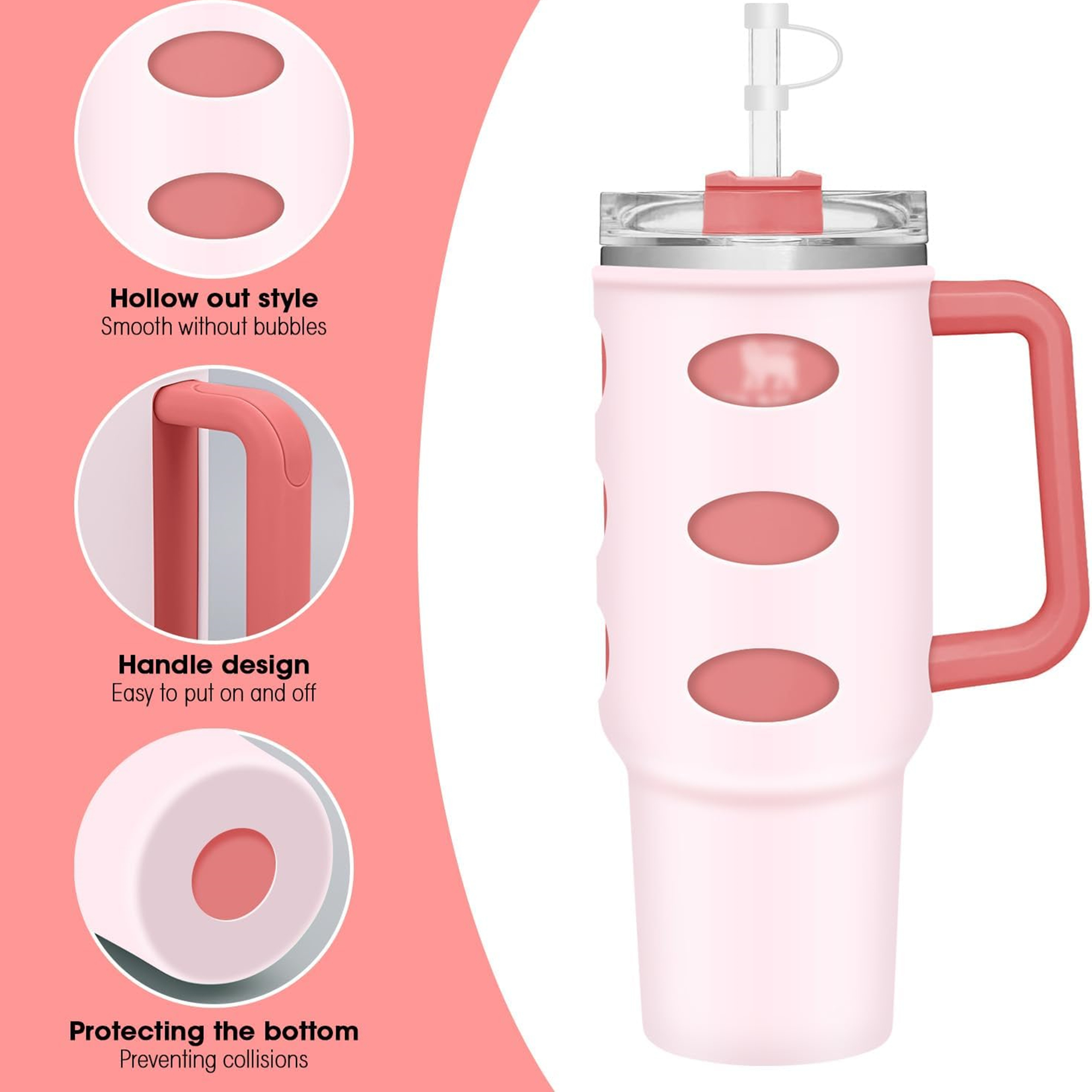 Protective Sleeve For Handled Water Bottle 40Oz Item No#30256 - Image 2