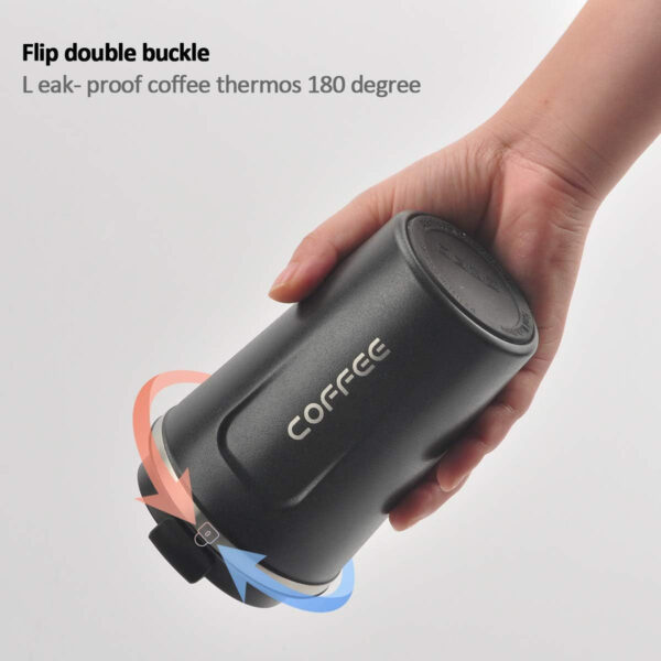 12Oz Travel Coffee Mug With Leakproof Lid Item No#30258 - Image 4