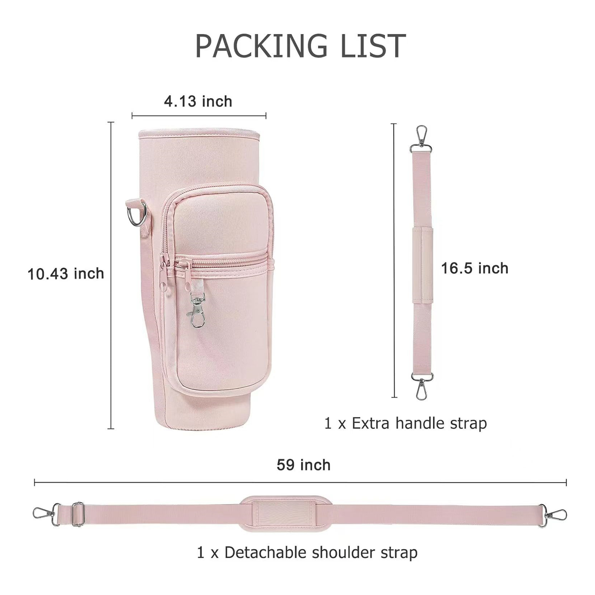 Water Bottle Holder With Strap For 40/30 Oz Tumbler Item No#30260 - Image 3