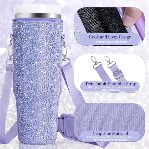 Bling Water Bottle Carrier Bag For 40Oz Tumbler Item No#30261 - Image 3
