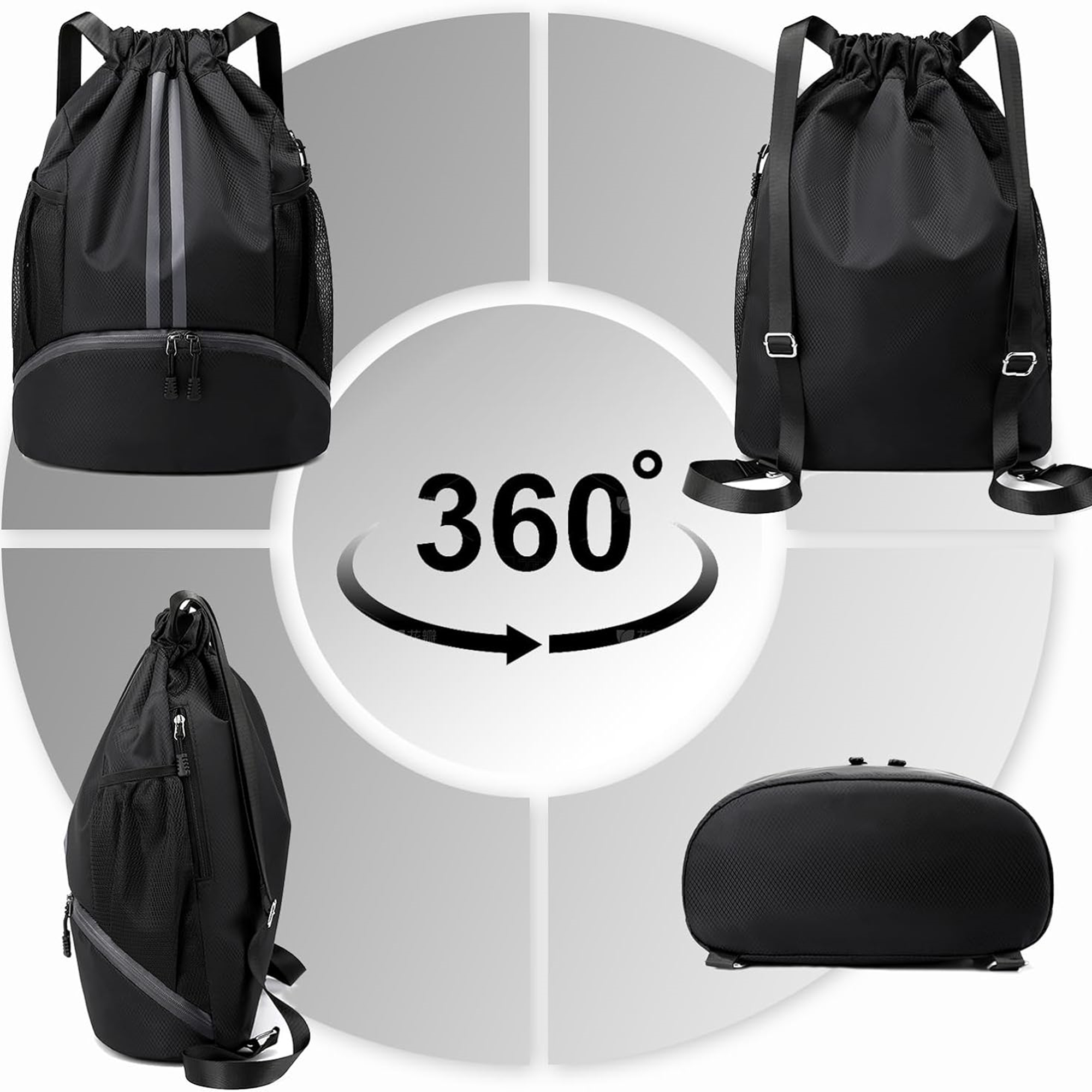 Sports Drawstring Backpack Item No#30262 - Image 7