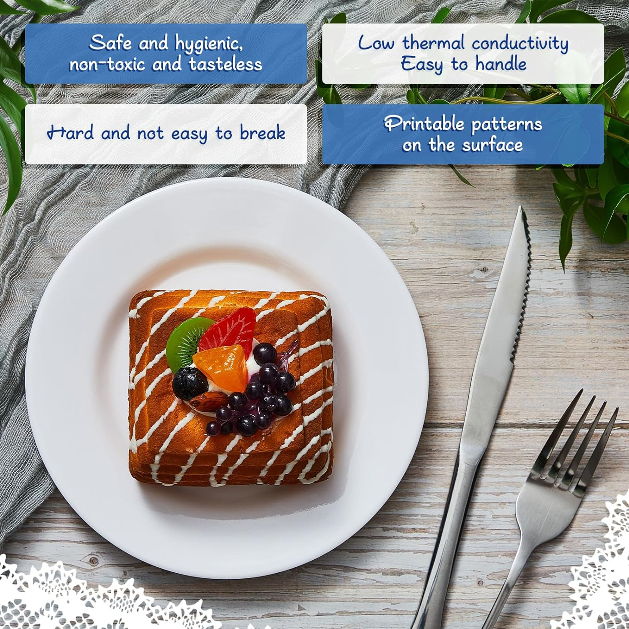 Melamine Dinner Plate 7 Inches Item No#30269 - Image 3