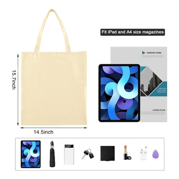 Canvas Tote Bag Item No#30274 - Image 2