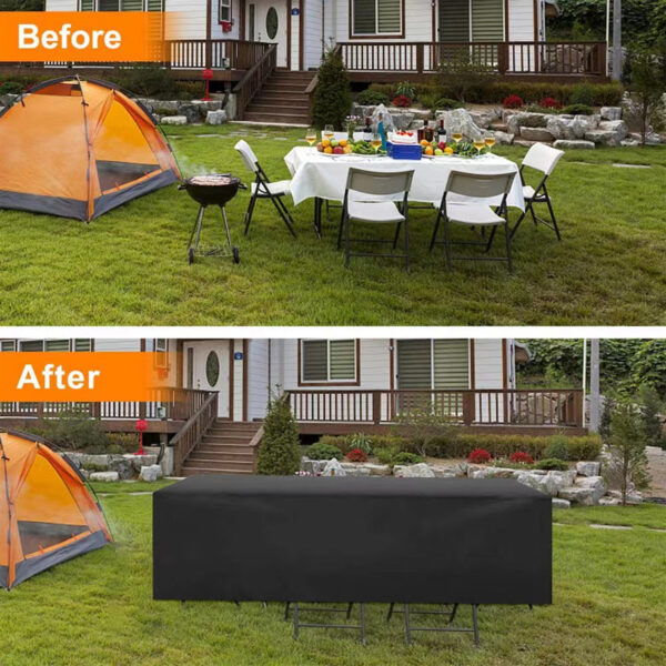 Outdoors Table And Chairs Covers Item No#30291 - Image 5