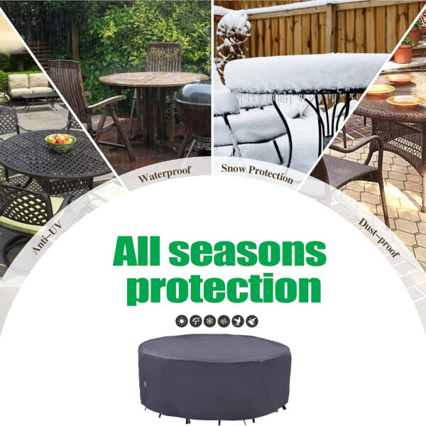 Patio Round Table Covers Item No#30292 - Image 4