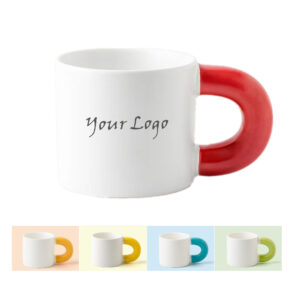Ceramic Coffee Mug Fat Round Handle Item No#30294