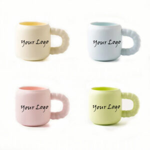 Coffee Mug With Spoon And Lid Item No#30298