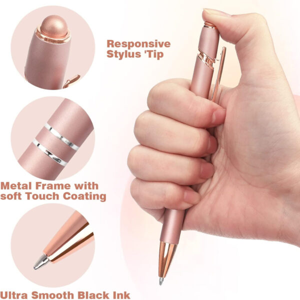2-In-1 Stylus Retractable Ballpoint Pen Item No#30299 - Image 3