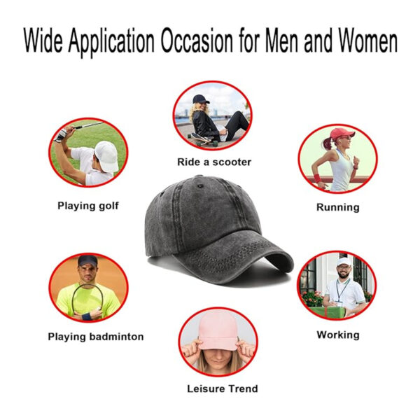Classic Baseball Cap Item No#30300 - Image 5