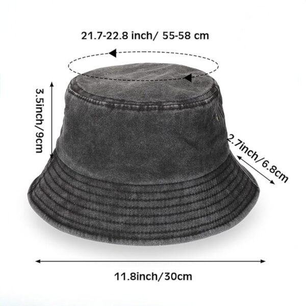 Washed Cotton Bucket Hat Item No#30302 - Image 2