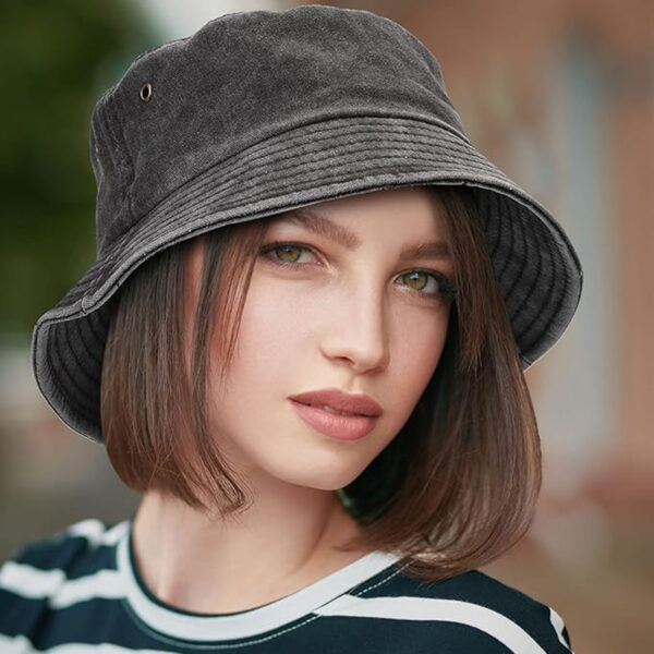 Washed Cotton Bucket Hat Item No#30302 - Image 4