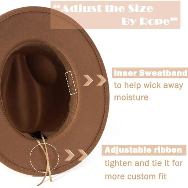 Womens Classic Fedora Hat Item No#30310 - Image 3
