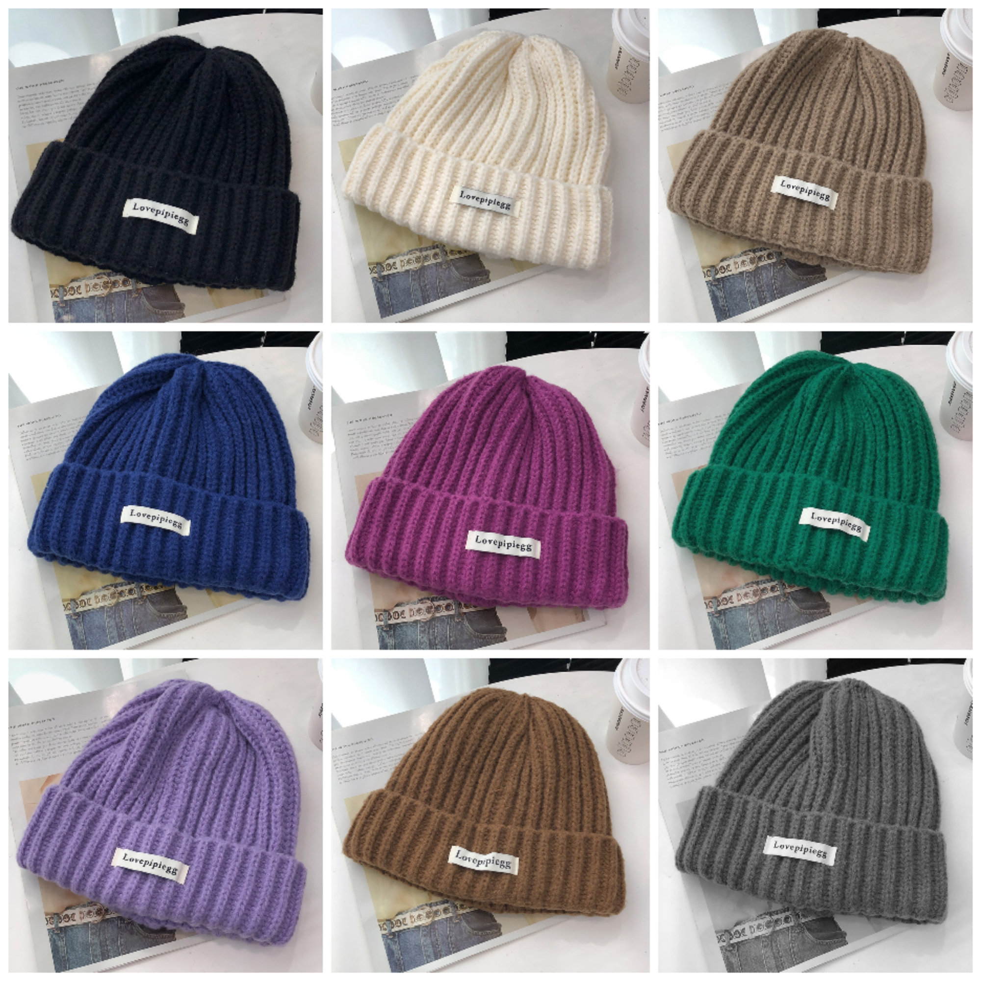 Winter Knit Beanie Hat Item No#30317 - Image 2