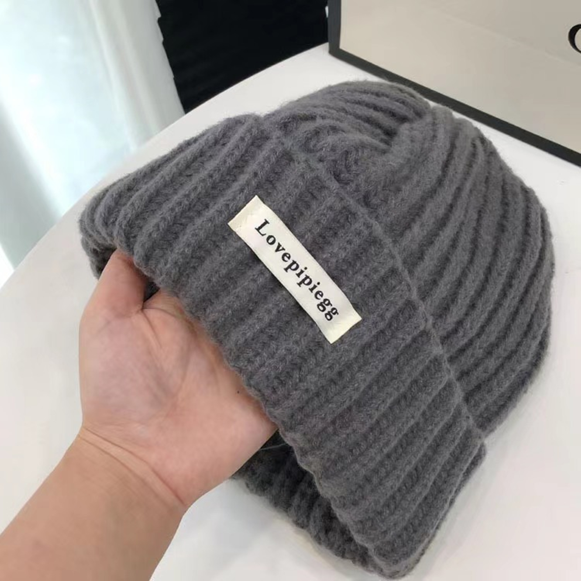 Winter Knit Beanie Hat Item No#30317 - Image 3