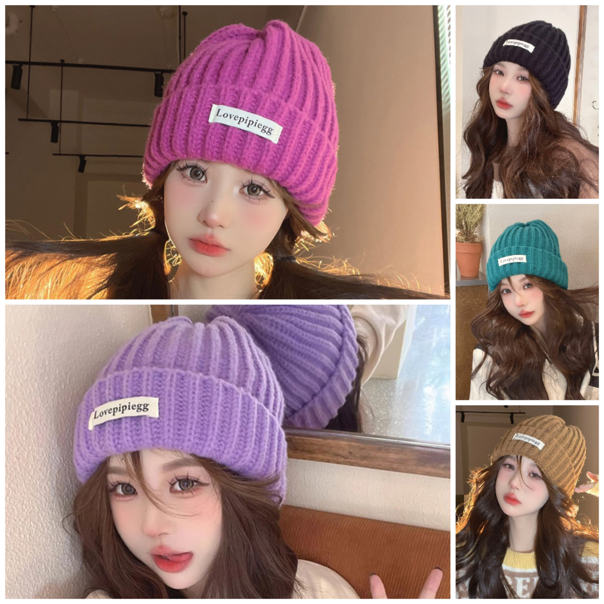 Winter Knit Beanie Hat Item No#30317 - Image 5