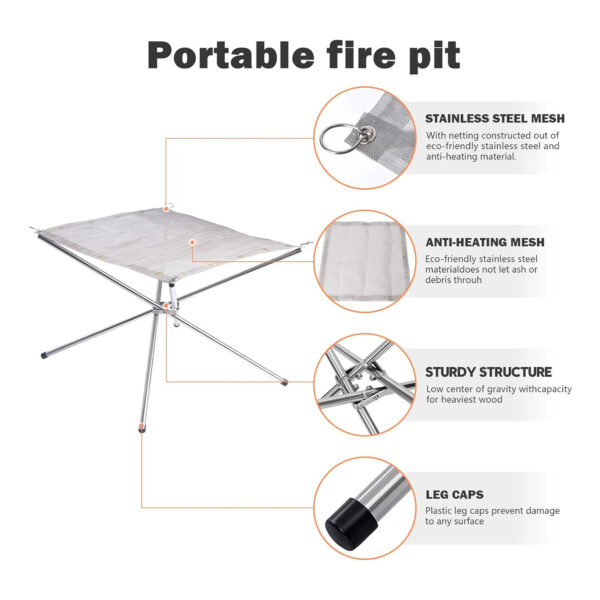 Portable Outdoor Fire Pit Item No#30320 - Image 3
