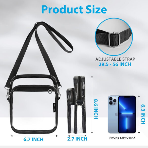Crossbody Clear Bag Item No#30343 - Image 2