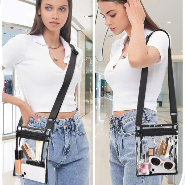 Clear Crossbody Purse Bag Item No#30345 - Image 4