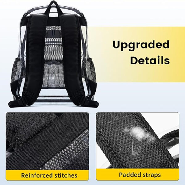 Heavy Duty Clear Backpack Item No#30348 - Image 3