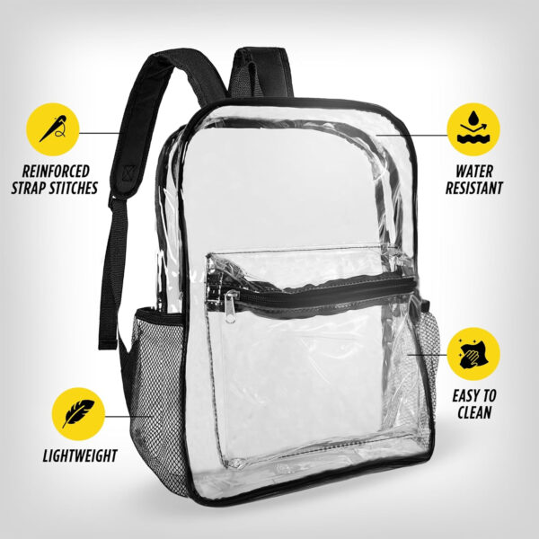 Transparent Backpack Item No#30350 - Image 3