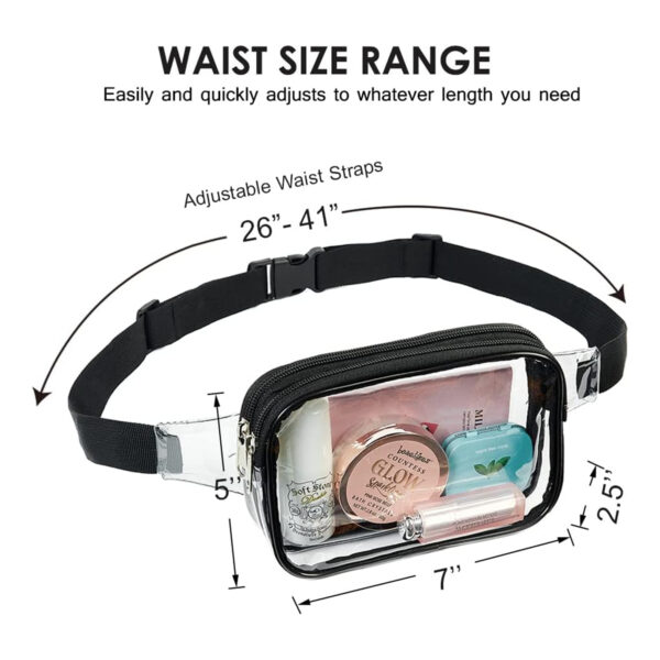 Mini Clear Waist Bag Item No#30351 - Image 2