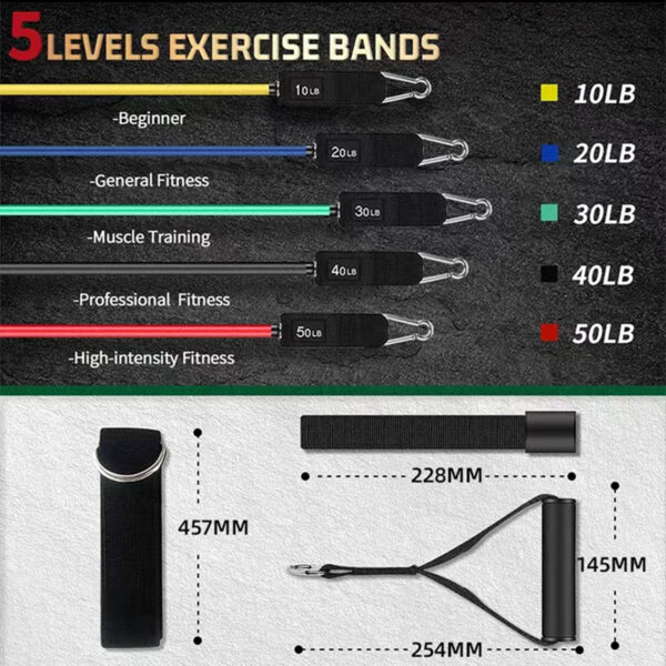 Resistance Bands With Handles Item No#30354 - Image 2