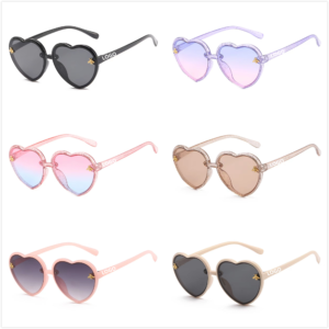 Heart Shaped Sunglasses For Kids Age 2-10 Item No#30166