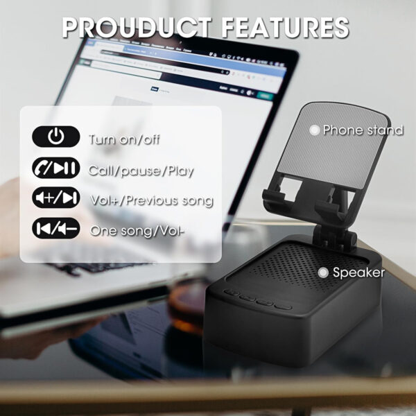 Cell Phone Stand With Bluetooth Speaker Item No#30172 - Image 3