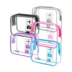 Clear Travel Toiletry Bag Wih Zippers Item No#30175