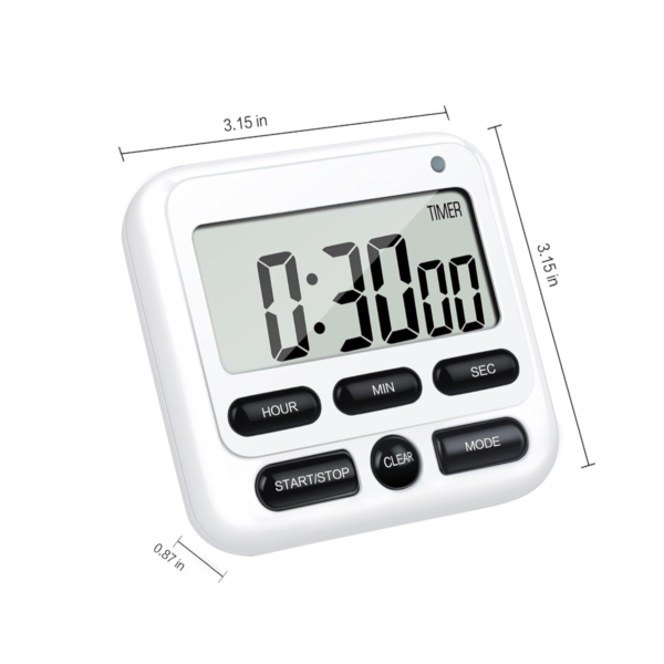 Digital Kitchen Timer With Alarm Switch Item No#30180 - Image 5