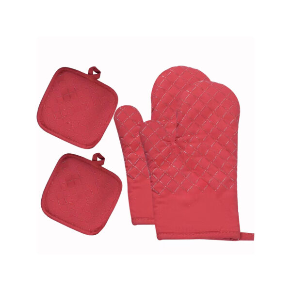 Oven Mitts And Pot Holders 4Pcs Set Item No#30185 - Image 4