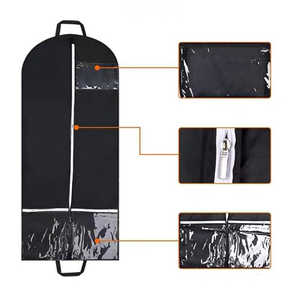 50" Garment Bag Suit Bags For Travel Item No#30201 - Image 3