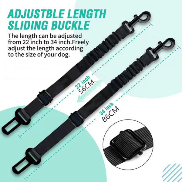 Adjustable Dog Seatbelts Harness For Car Item No#30203 - Image 2
