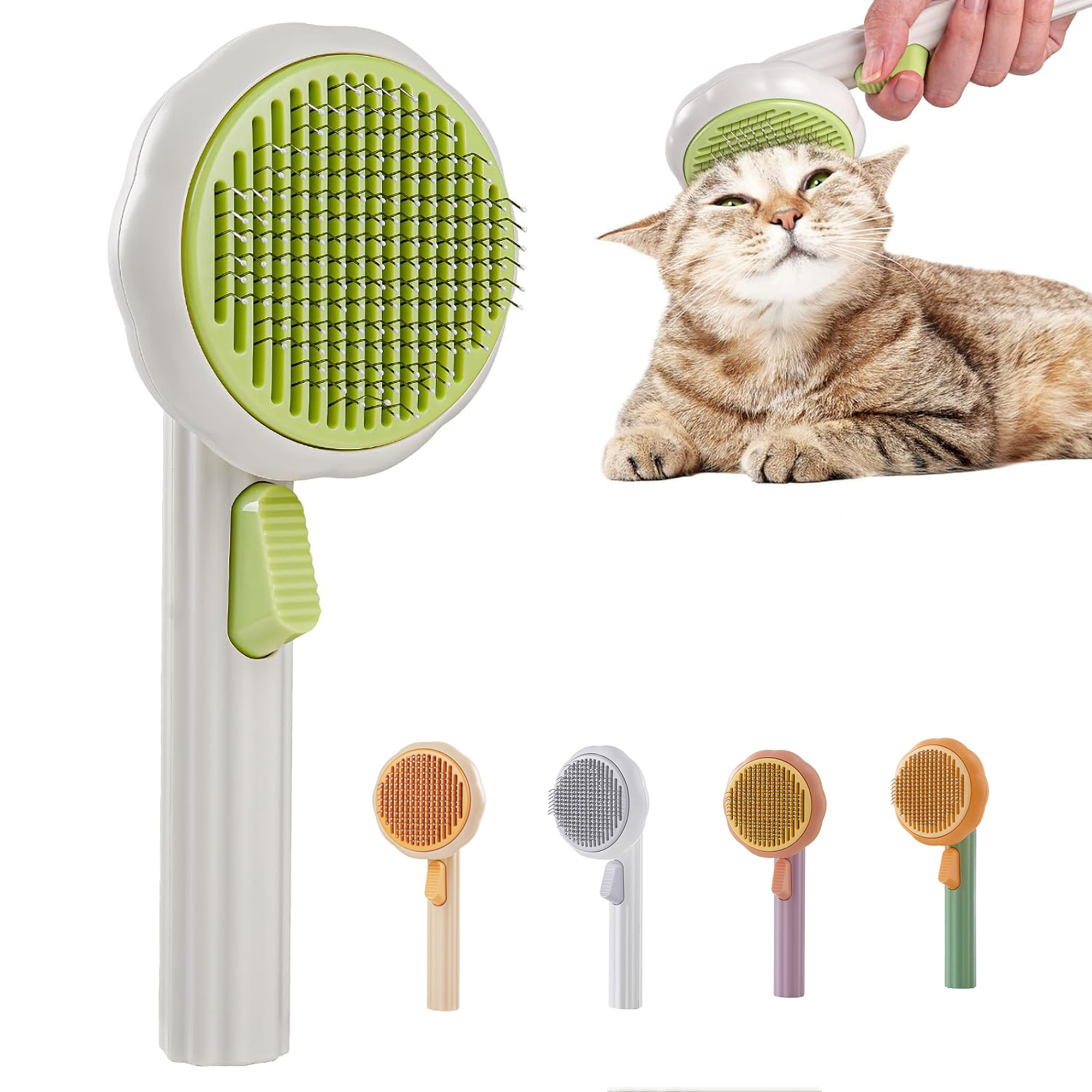 Self-Cleaning Pet Grooming Brush Item No#30205