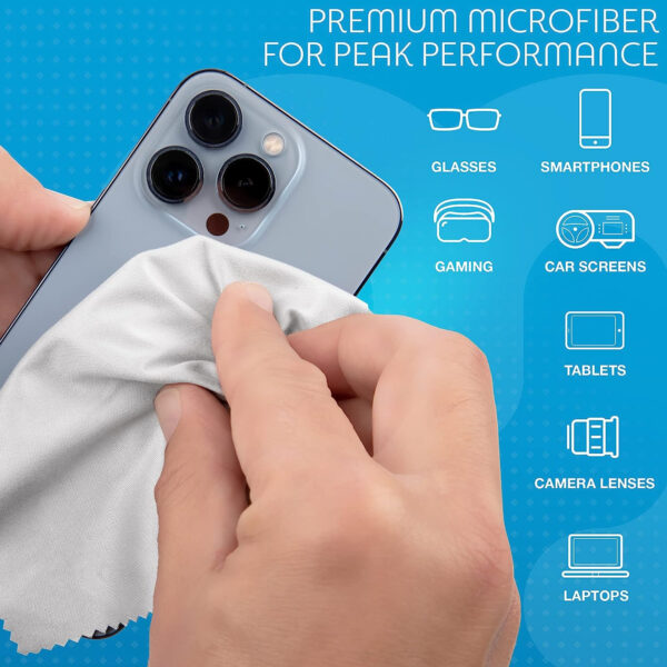 6 Pack Microfiber Cleaning Cloth Item No#30206 - Image 3