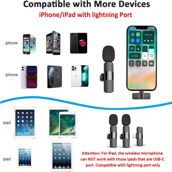 Wireless Lavalier Lapel Microphone For Iphone, Ipad Item No#30209 - Image 3