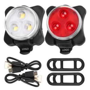 2 Pack Led Rechargeable Front Bike Lights Set Item No#30229