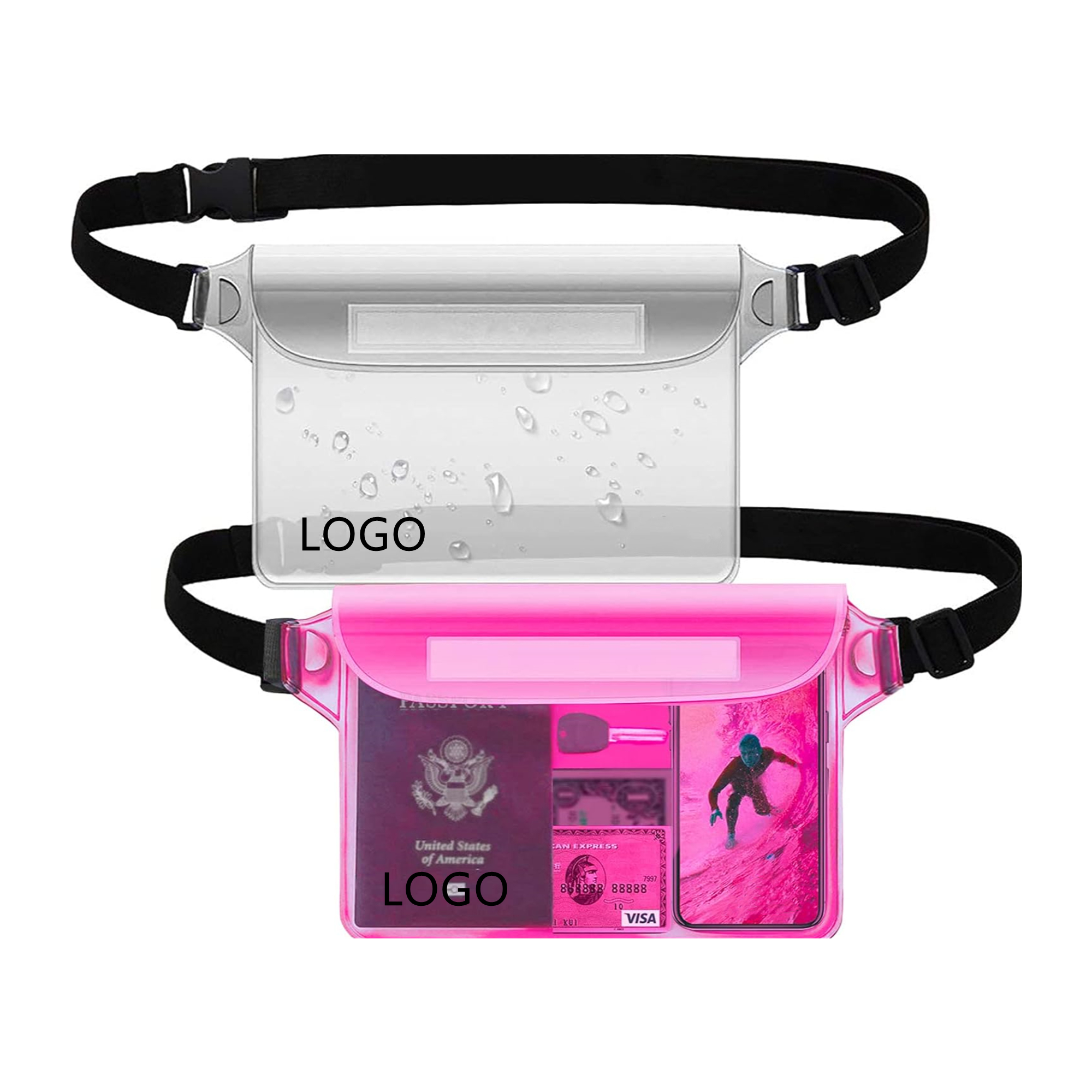 Waterproof Pouch With Waist Strap Item No#30231